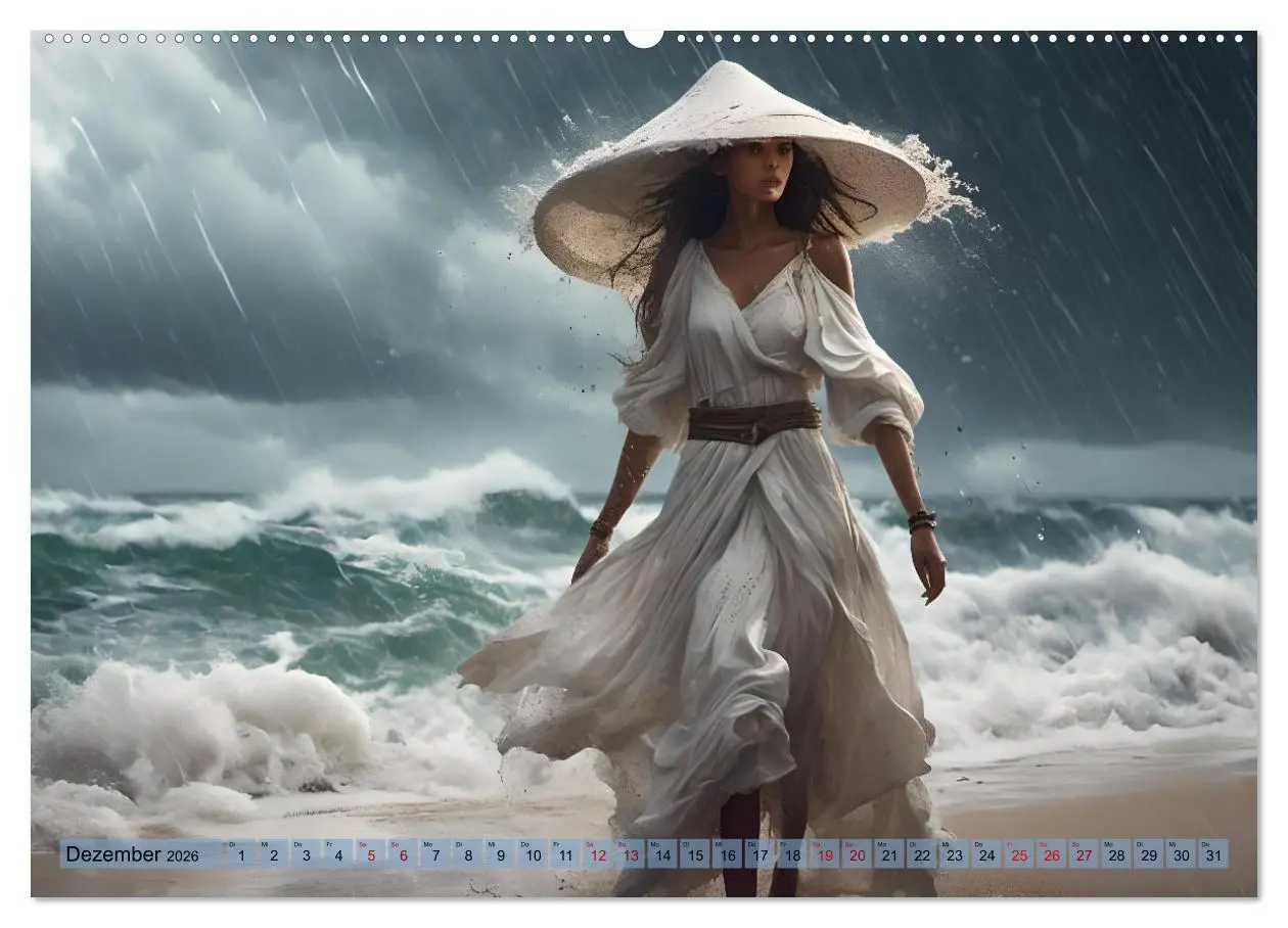 Bild: 9783457386200 | Strandzauber- Frauen in eleganten Kleidern (hochwertiger Premium...