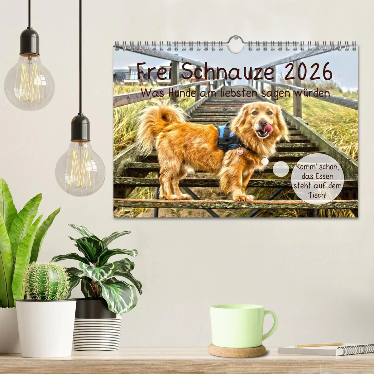 Bild: 9783457836200 | Frei Schnauze 2026. Was Hunde am liebsten sagen würden...
