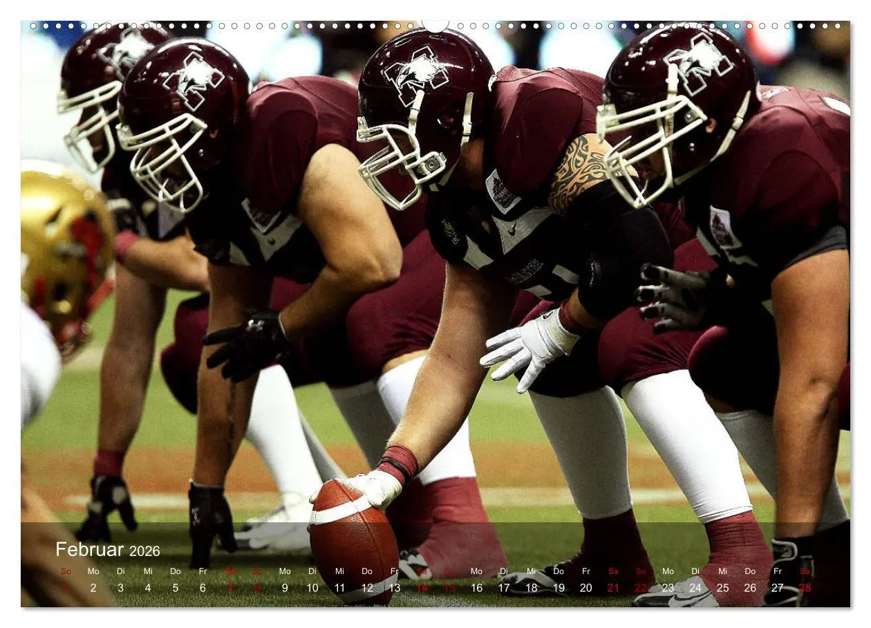 Bild: 9783457906200 | American Football - Touchdown (Wandkalender 2026 DIN A2 quer),...