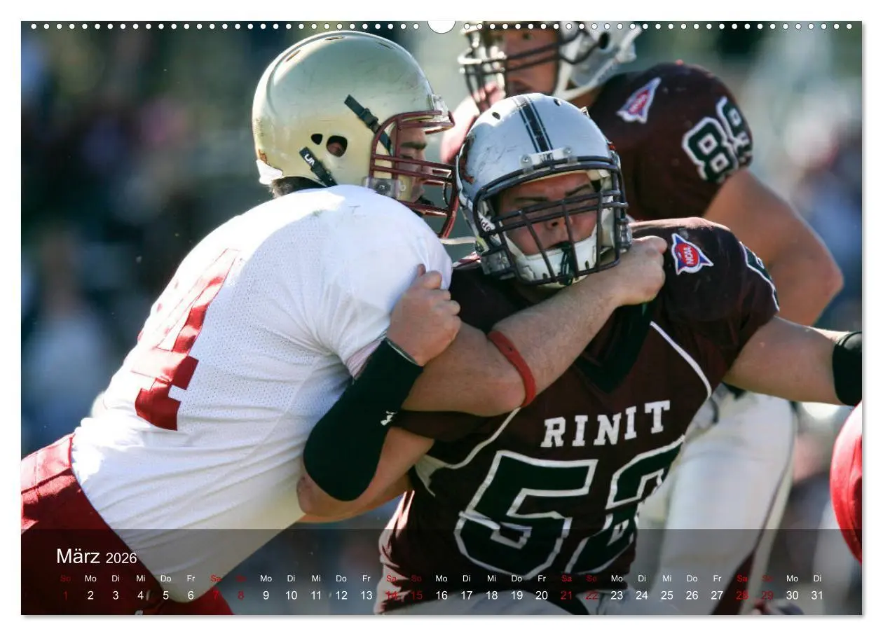 Bild: 9783457906200 | American Football - Touchdown (Wandkalender 2026 DIN A2 quer),...