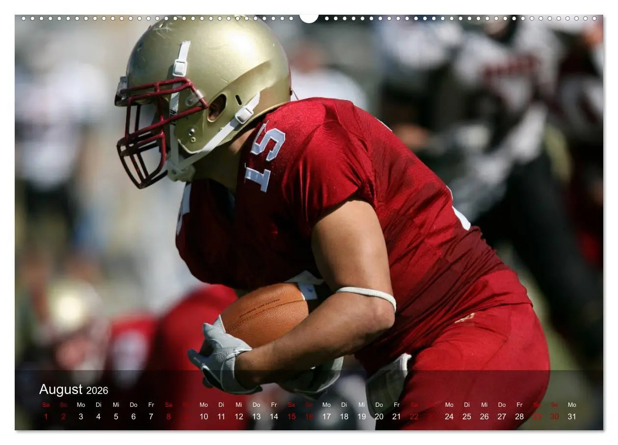 Bild: 9783457906200 | American Football - Touchdown (Wandkalender 2026 DIN A2 quer),...