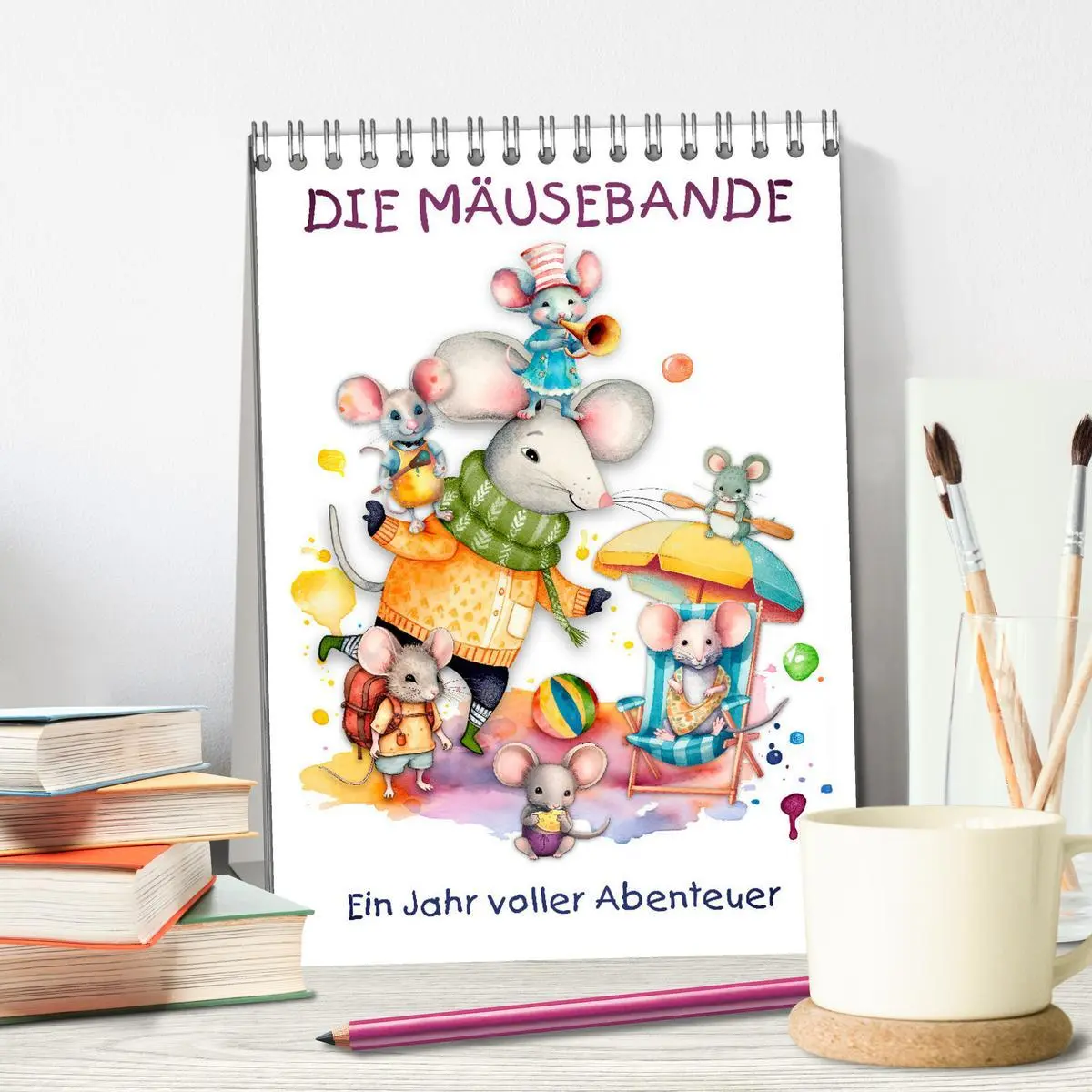 Bild: 9783516306200 | Die Mäusebande (Tischkalender 2026 DIN A5 hoch), CALVENDO...