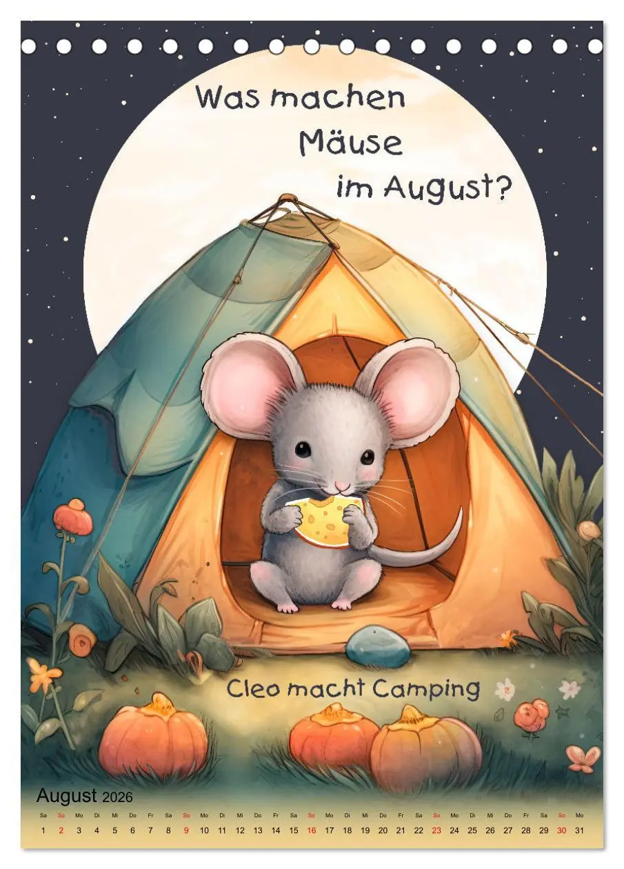 Bild: 9783516306200 | Die Mäusebande (Tischkalender 2026 DIN A5 hoch), CALVENDO...