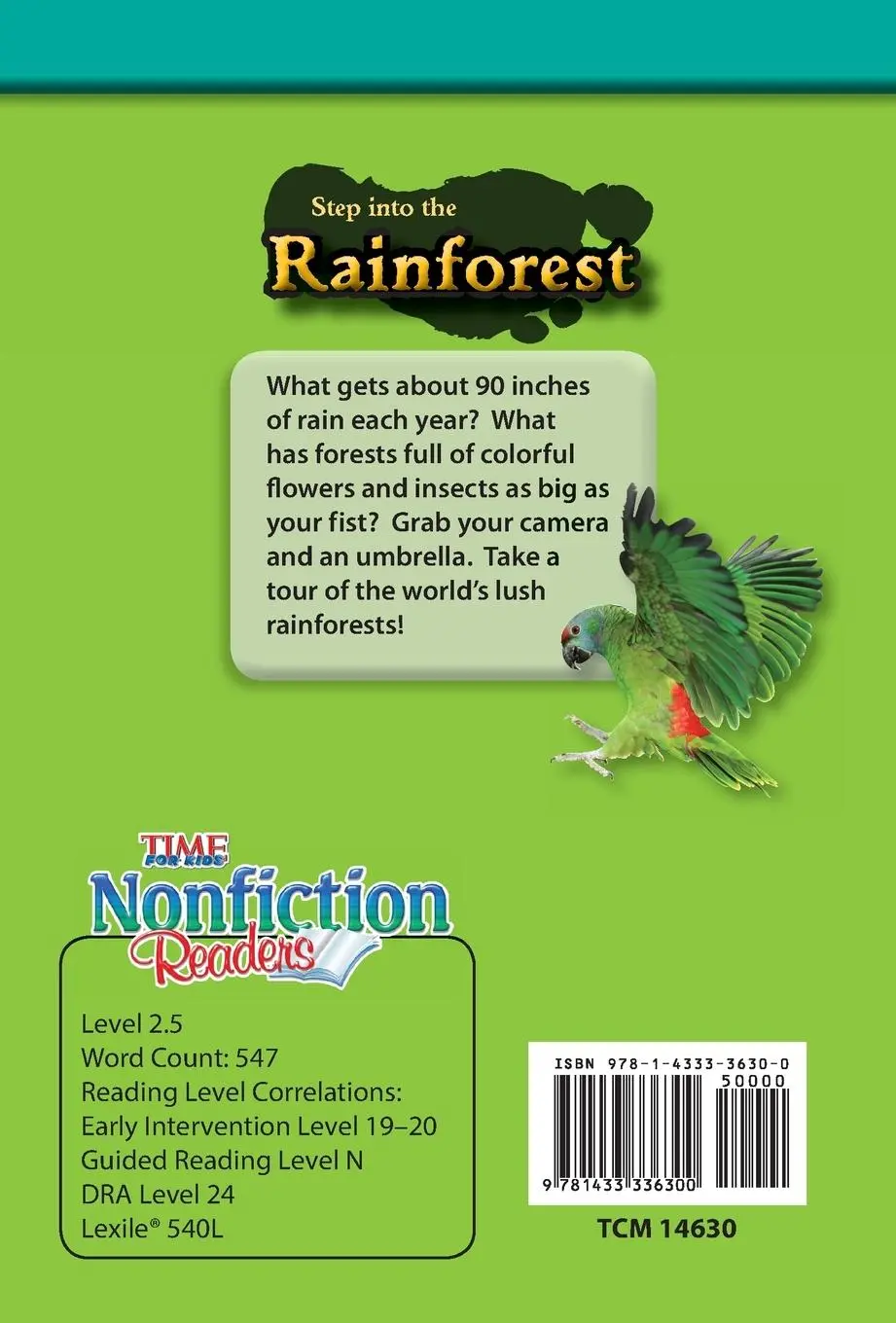 Rückseite: 9781433336300 | Step into the Rainforest | Howard Rice | Taschenbuch | Englisch | 2011