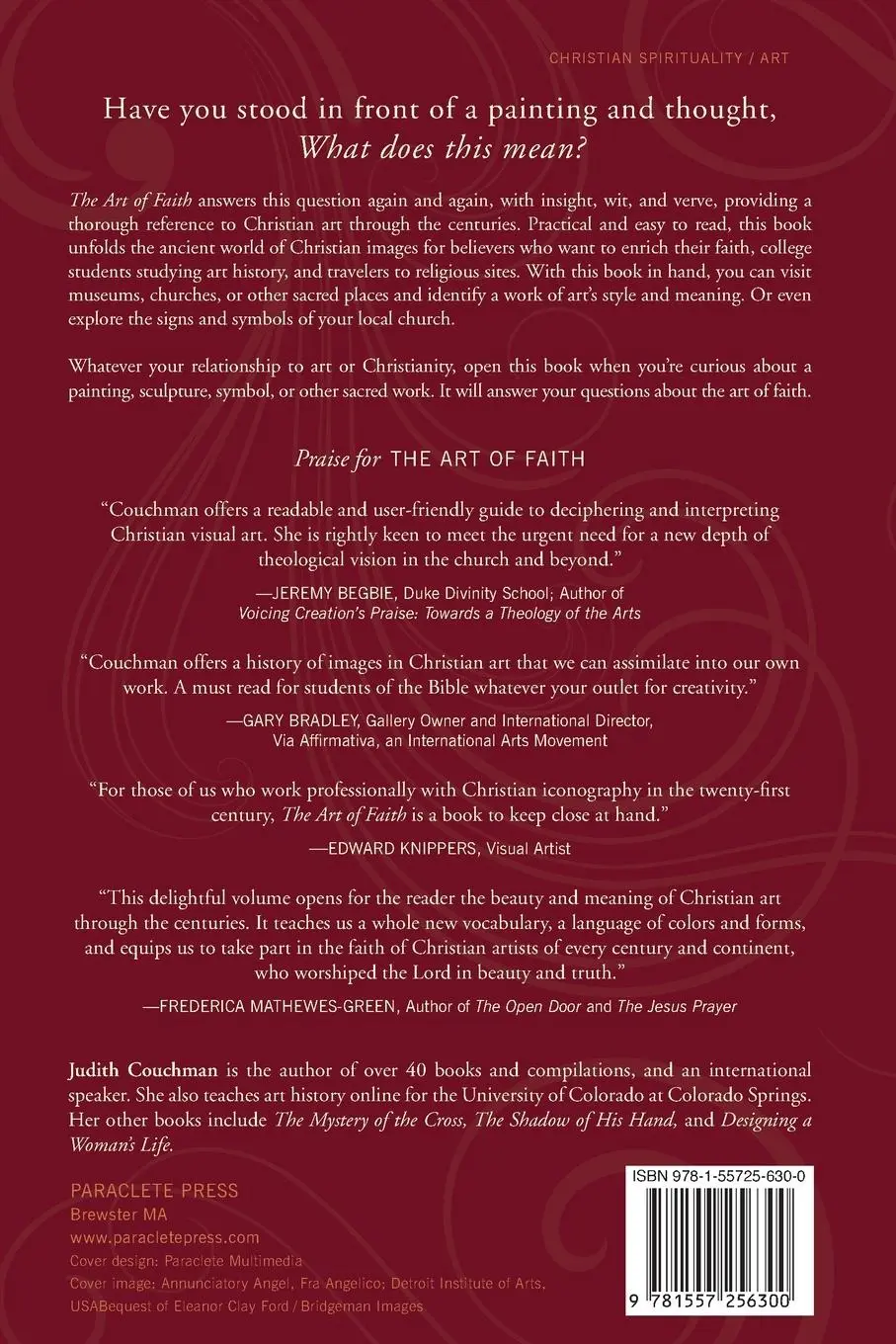 Rückseite: 9781557256300 | Art of Faith | A Guide to Understanding Christian Images | Couchman