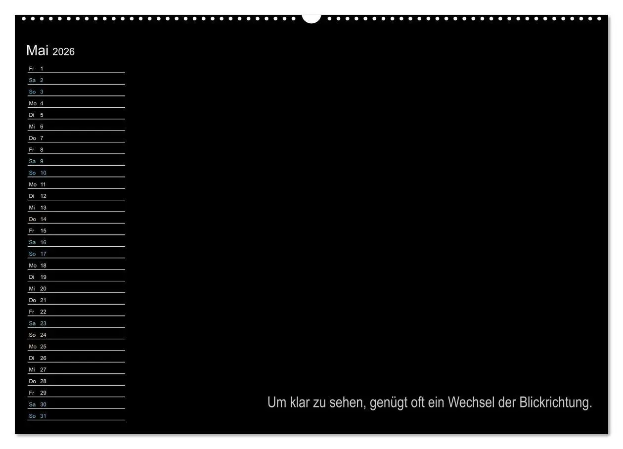 Bild: 9783457376300 | Mein Persönlicher Kalender (hochwertiger Premium Wandkalender 2026...