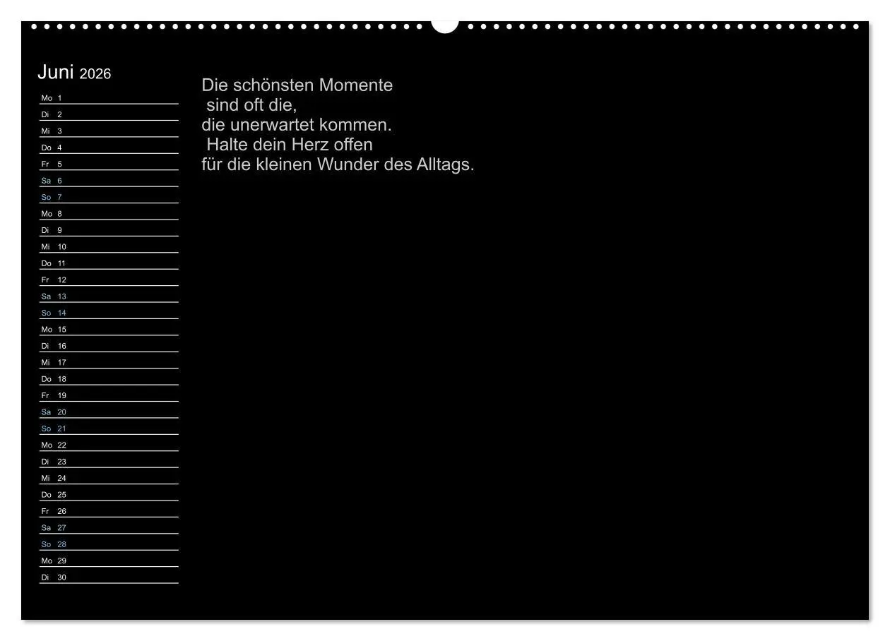 Bild: 9783457376300 | Mein Persönlicher Kalender (hochwertiger Premium Wandkalender 2026...