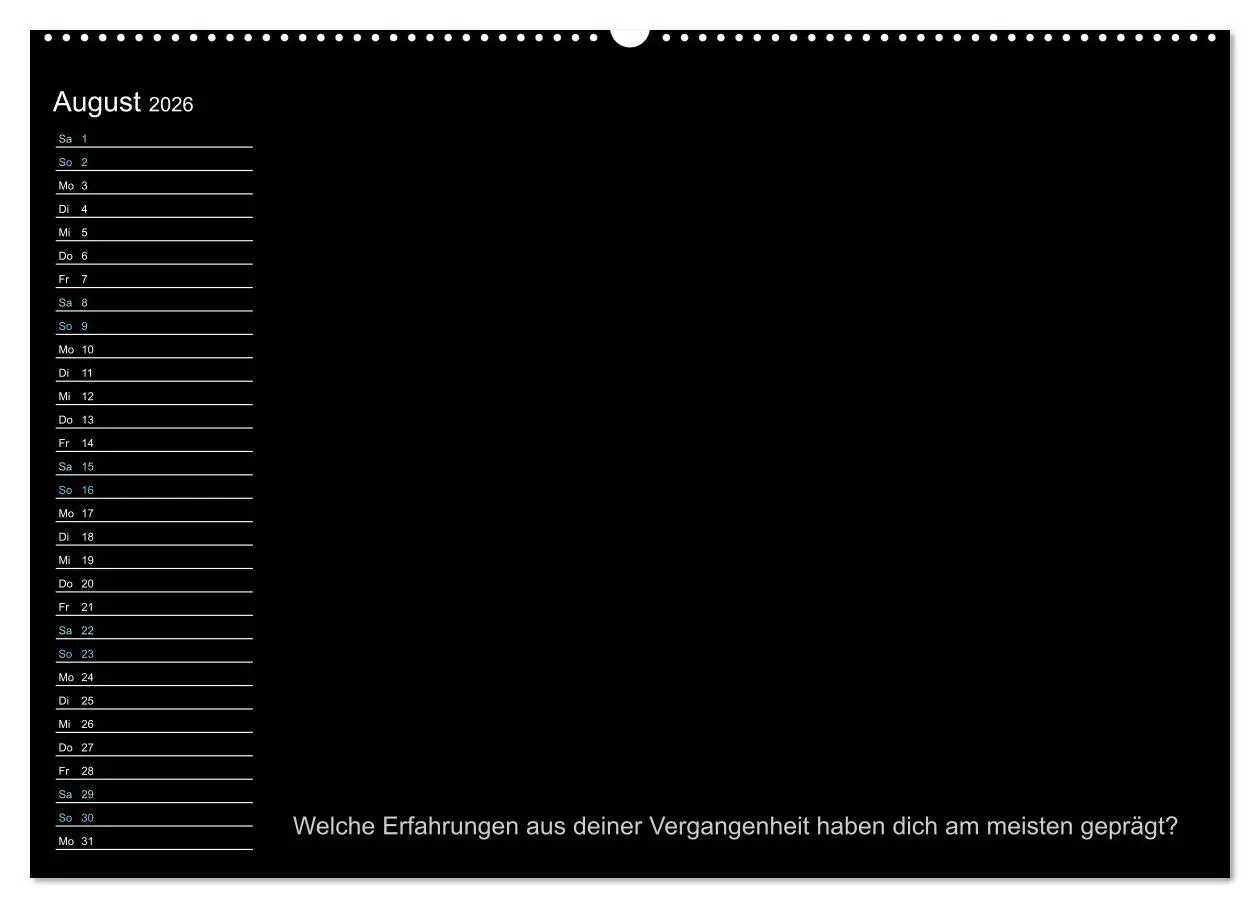Bild: 9783457376300 | Mein Persönlicher Kalender (hochwertiger Premium Wandkalender 2026...