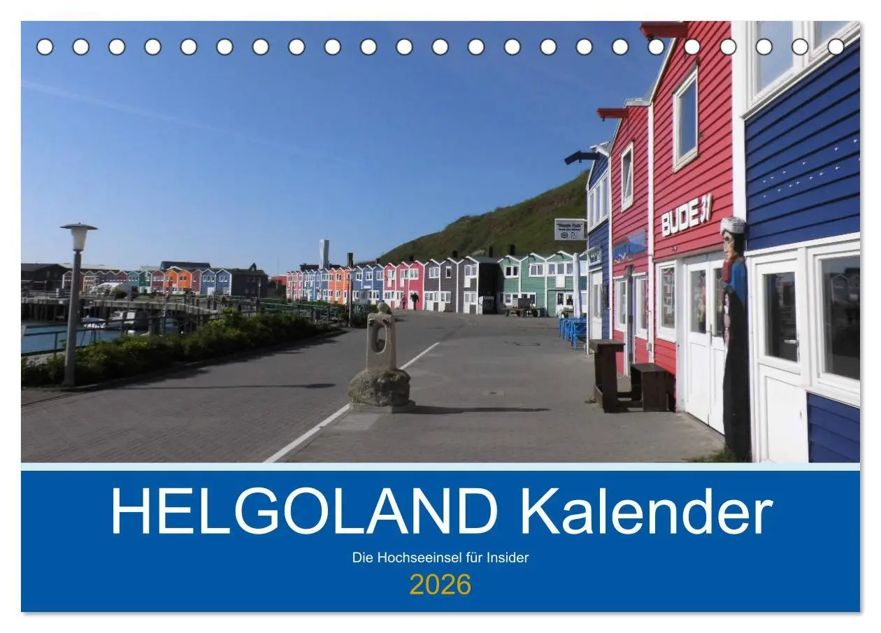 Cover: 9783457756300 | Helgoland Kalender (Tischkalender 2026 DIN A5 quer), CALVENDO...
