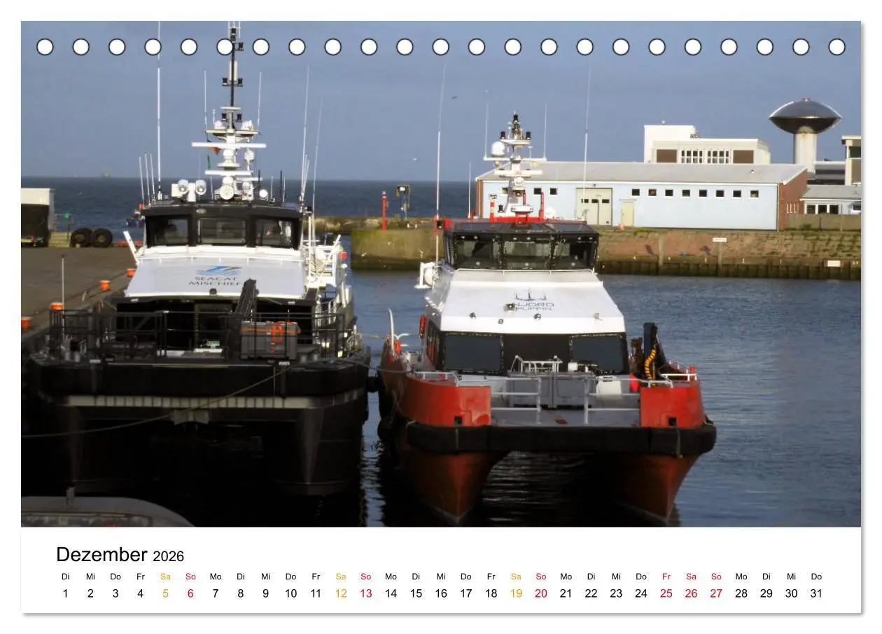 Bild: 9783457756300 | Helgoland Kalender (Tischkalender 2026 DIN A5 quer), CALVENDO...