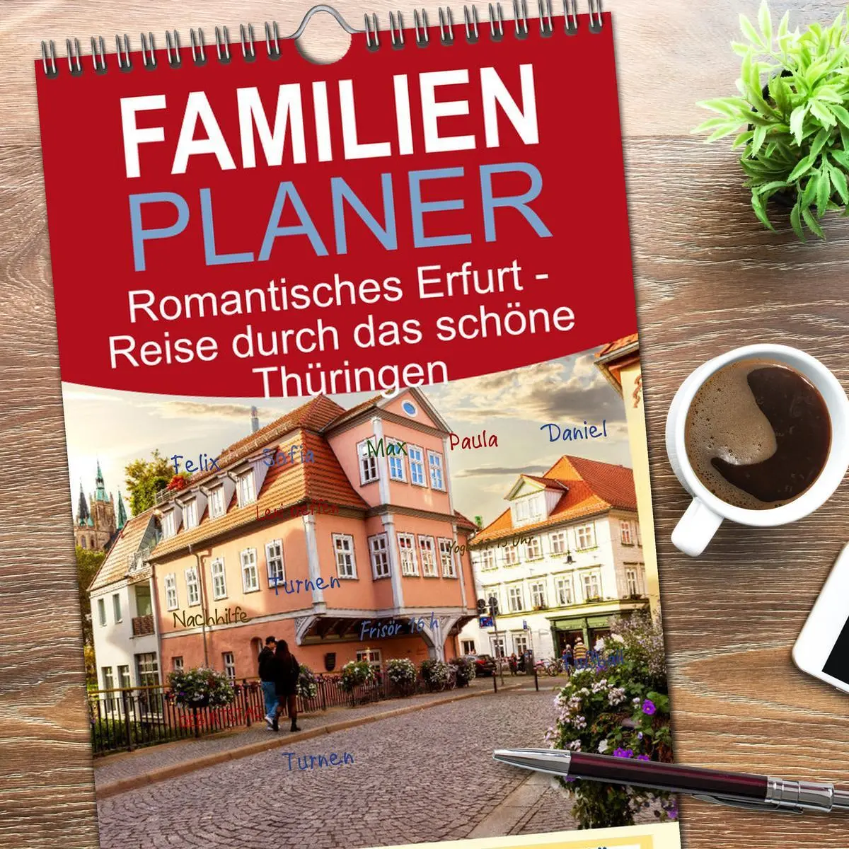 Bild: 9783516606300 | Familienplaner 2026 - Romantisches Erfurt - Reise durch das schöne...