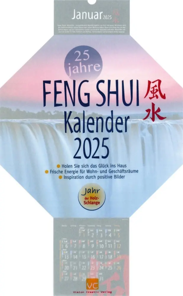 Cover: 9783948276300 | Feng-Shui-Kalender 2025 | Kalender | Deutsch | 2025 | Vision Creativ