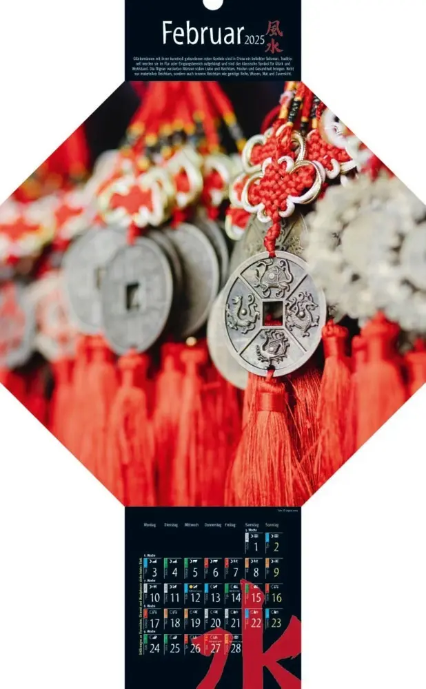 Bild: 9783948276300 | Feng-Shui-Kalender 2025 | Kalender | Deutsch | 2025 | Vision Creativ