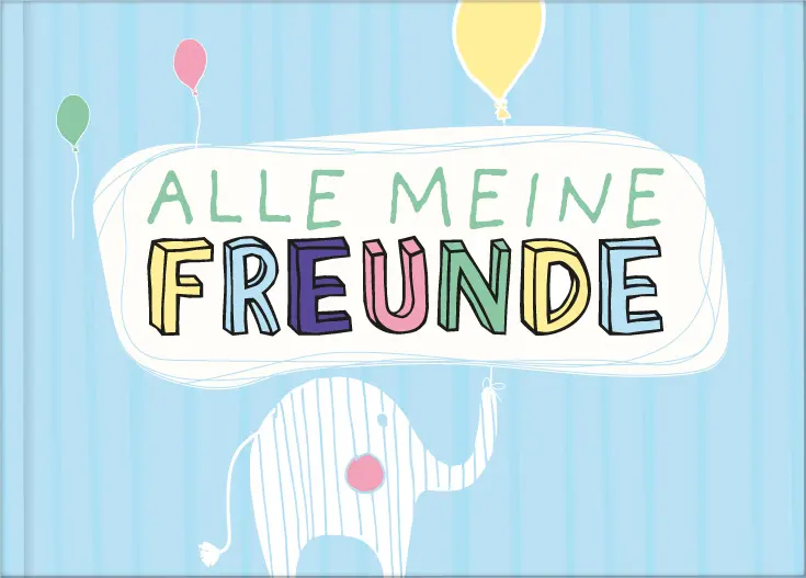 Cover: 9783961116300 | Alle meine Freunde Hochwertiges Freundebuch für Mädchen und Jungen...