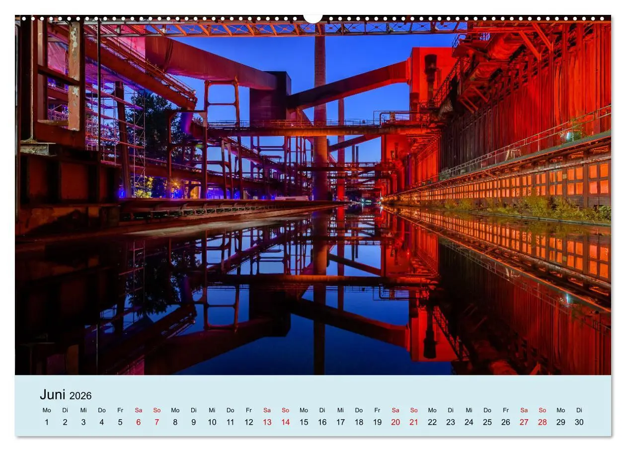 Bild: 9783457436400 | Ruhrnights (hochwertiger Premium Wandkalender 2026 DIN A2 quer),...