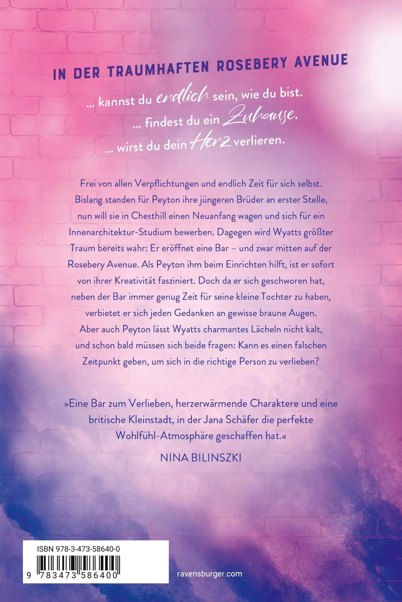Rückseite: 9783473586400 | Rosebery Avenue, Band 2 - Breaking Free | Jana Schäfer | Taschenbuch