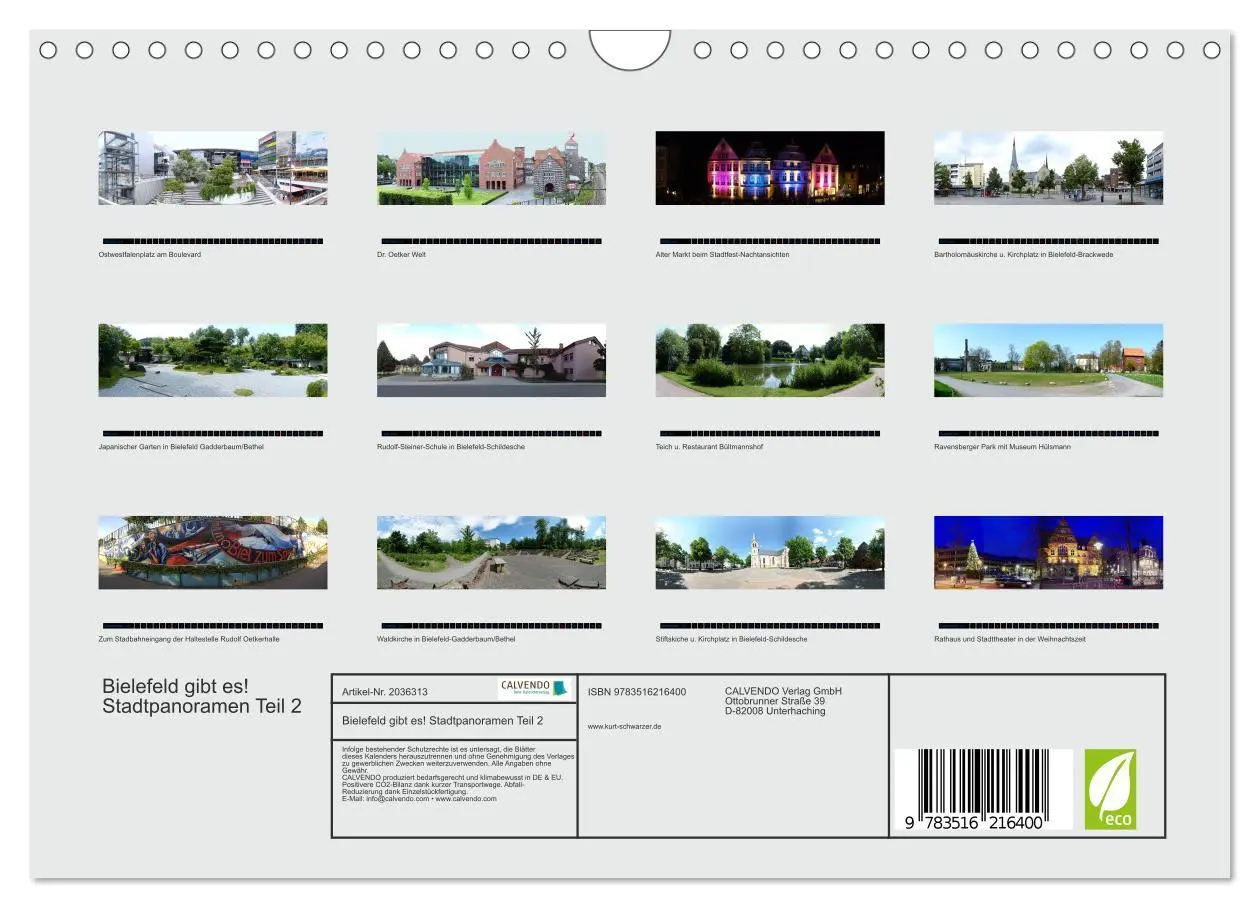 Bild: 9783516216400 | Bielefeld gibt es! Stadtpanoramen Teil 2 (Wandkalender 2026 DIN A4...