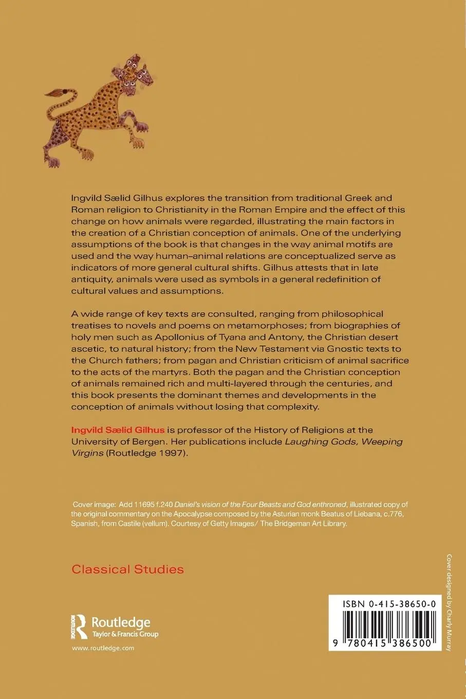 Rückseite: 9780415386500 | Animals, Gods and Humans | Ingvild Saelid Gilhus | Taschenbuch | 2006