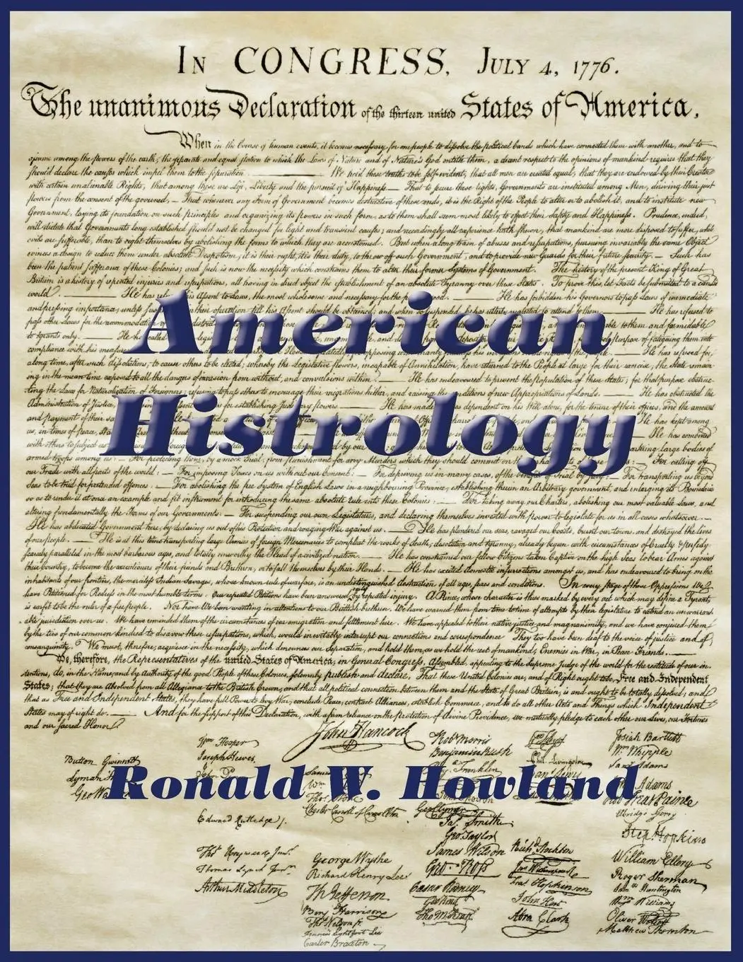 Cover: 9780866906500 | American Histrology | Ronald Howland | Taschenbuch | Englisch | 2014