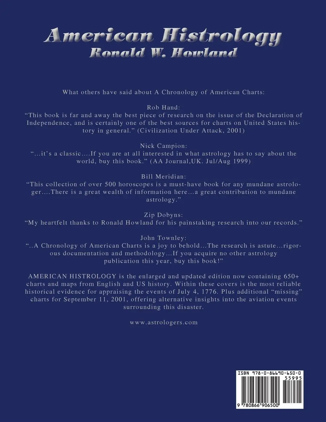 Rückseite: 9780866906500 | American Histrology | Ronald Howland | Taschenbuch | Englisch | 2014