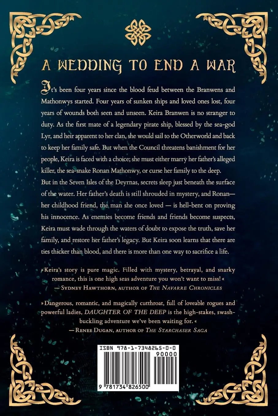 Rückseite: 9781734826500 | Daughter of the Deep | Lina C Amarego | Taschenbuch | Englisch | 2020
