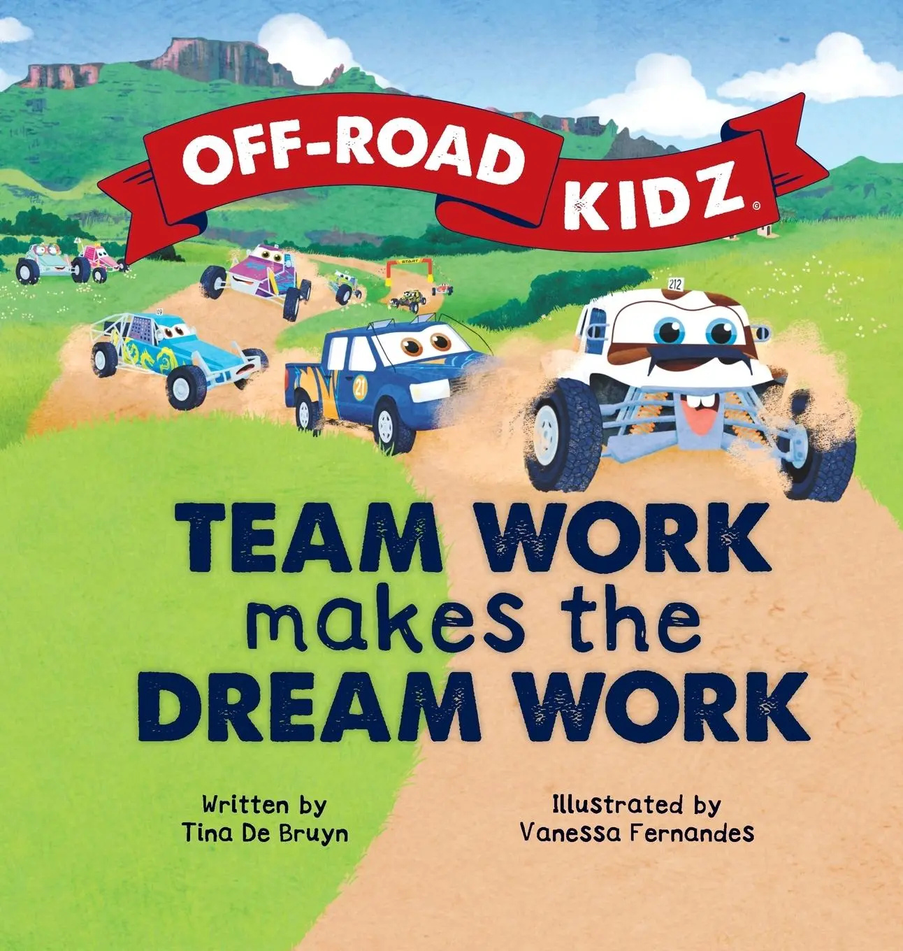 Cover: 9781764146500 | Off-Road Kidz | Team work makes the Dream Work | Tina de Bruyn | Buch