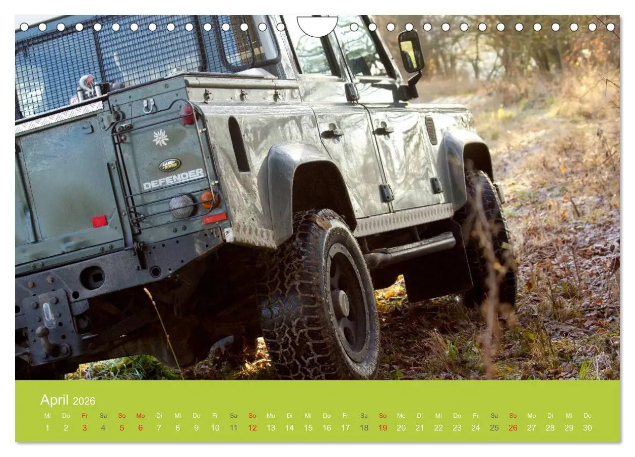 Bild: 9783457976500 | Defender für's Grobe (Wandkalender 2026 DIN A4 quer), CALVENDO...