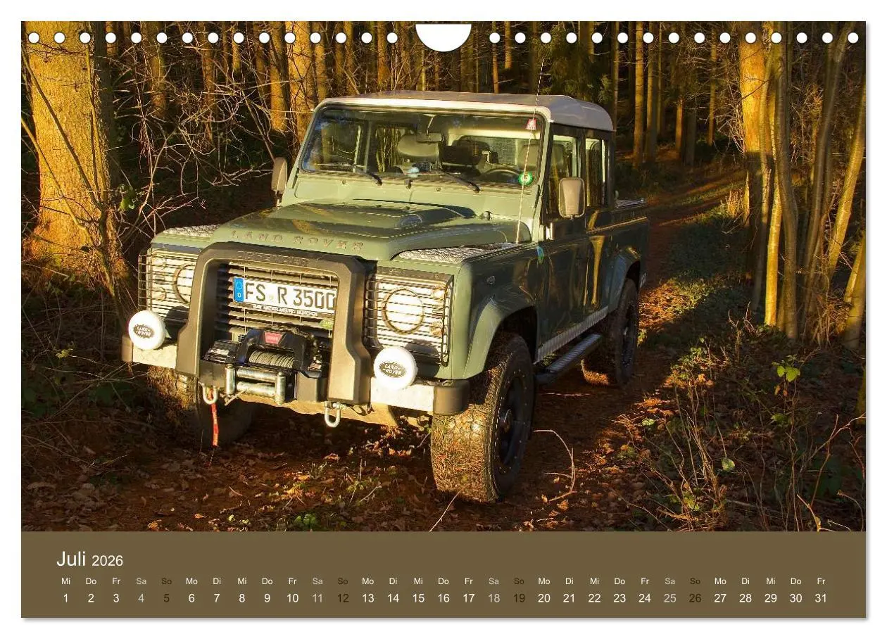 Bild: 9783457976500 | Defender für's Grobe (Wandkalender 2026 DIN A4 quer), CALVENDO...