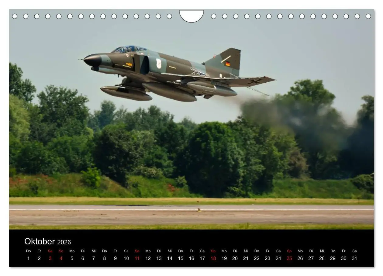 Bild: 9783516136500 | Phantoms bei der Luftwaffe (Wandkalender 2026 DIN A4 quer),...