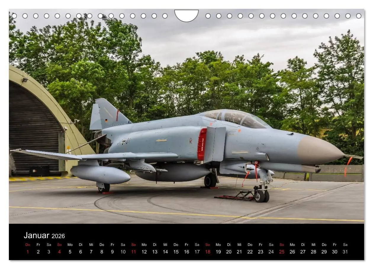 Bild: 9783516136500 | Phantoms bei der Luftwaffe (Wandkalender 2026 DIN A4 quer),...