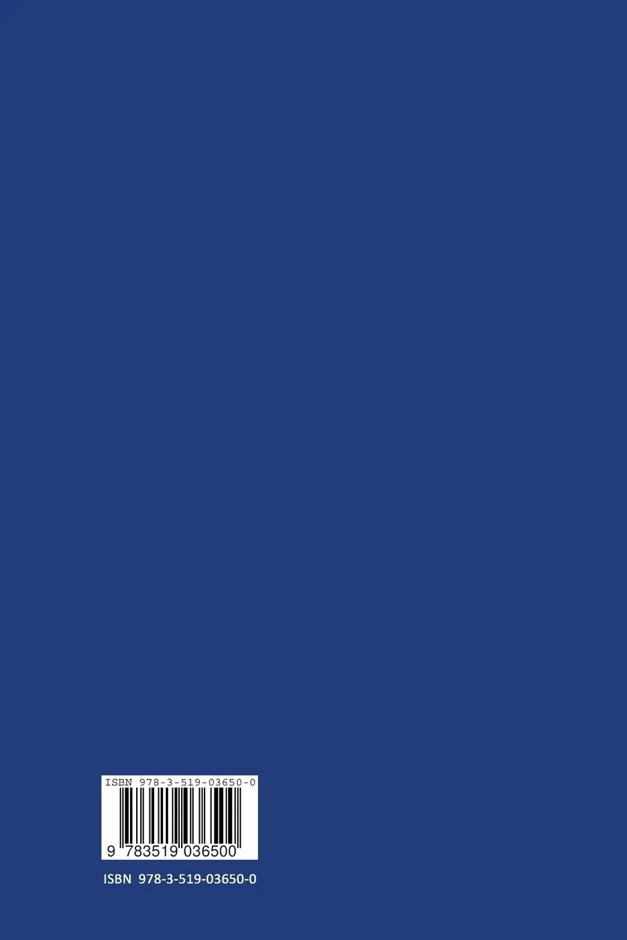 Rückseite: 9783519036500 | Gewässer als Ökosysteme | Grundlagen des Gewässerschutzes | Buch | xii