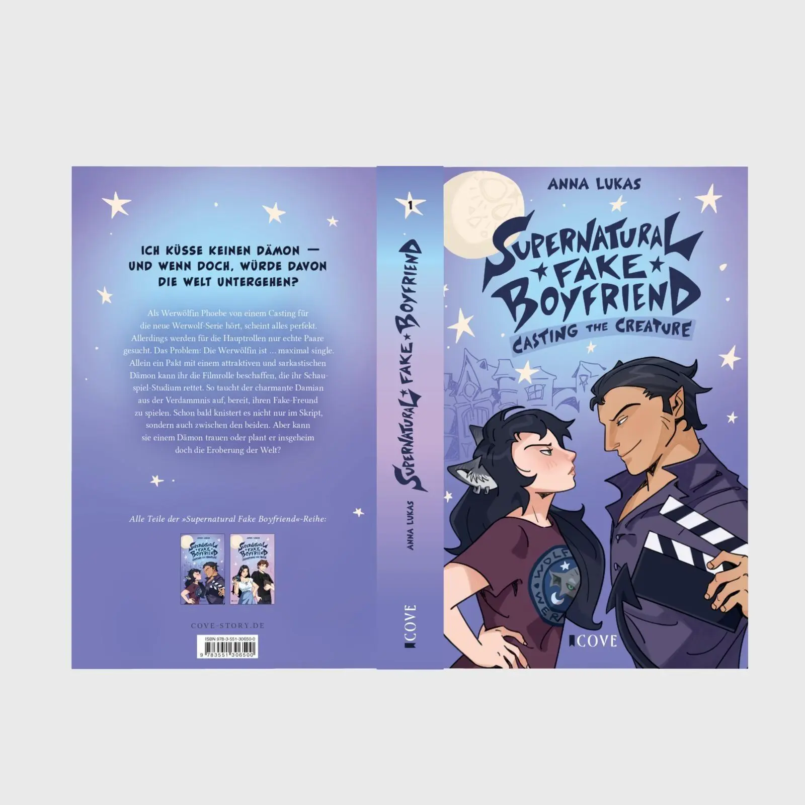 Bild: 9783551306500 | Supernatural Fake Boyfriend 1: Casting the Creature | Anna Lukas