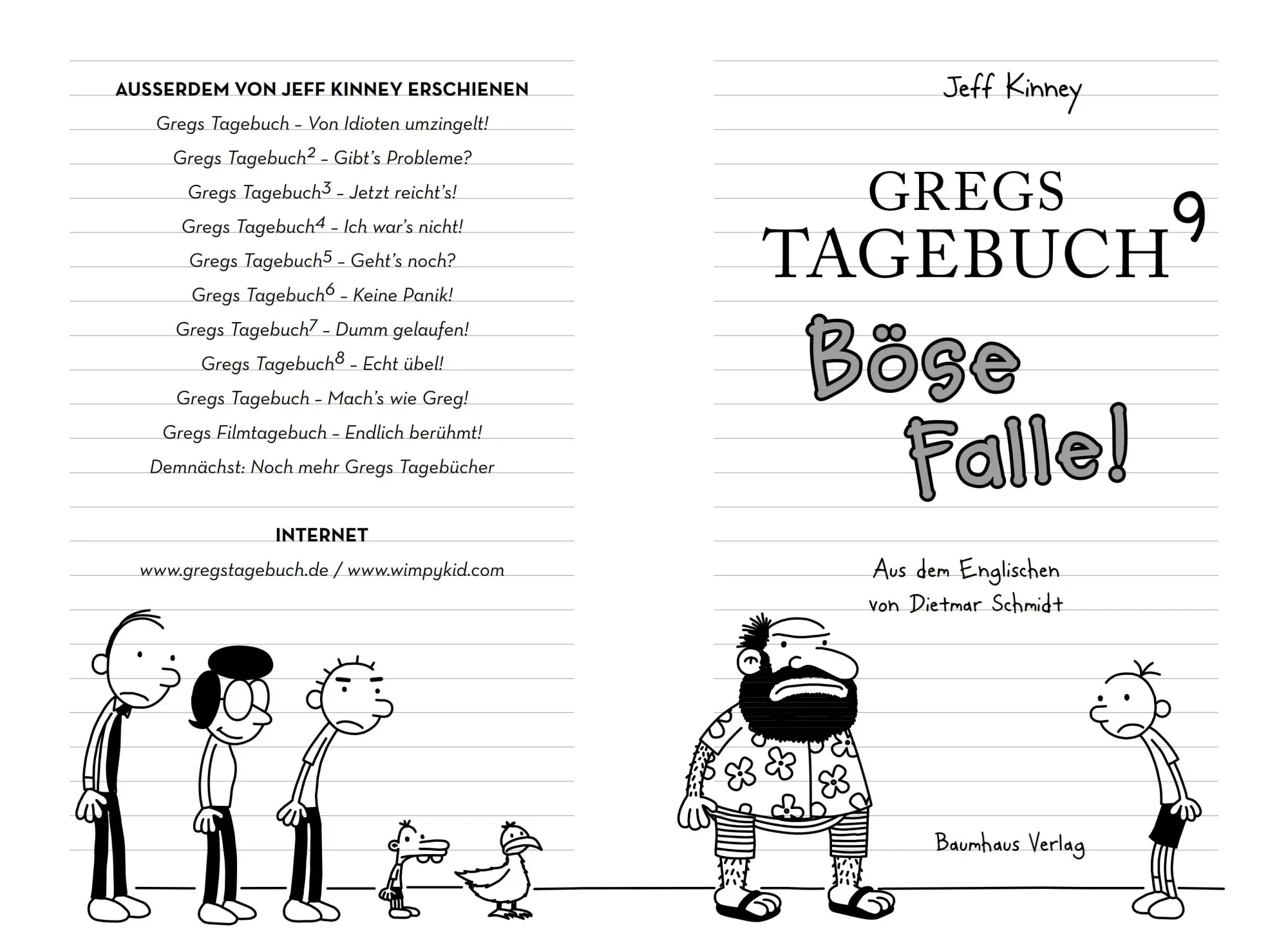 Bild: 9783833936500 | Gregs Tagebuch 09. Böse Falle! | Jeff Kinney | Buch | Gregs Tagebuch
