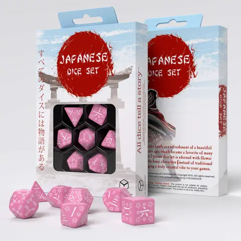 Cover: 5907699496600 | Japanese Dice Set: Sweet Spring Memory | Q-Workshop