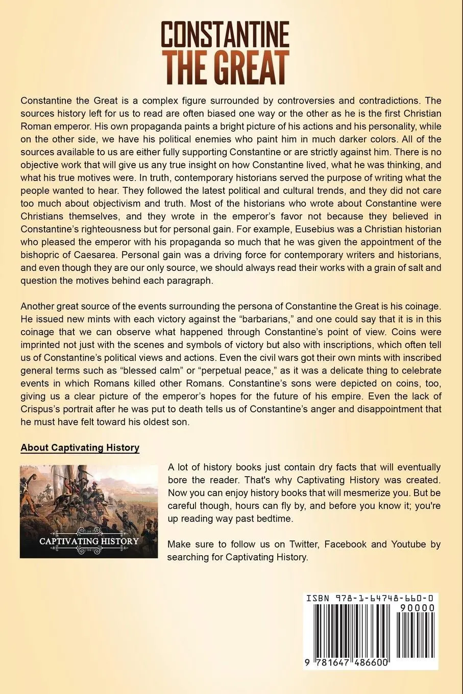 Rückseite: 9781647486600 | Constantine the Great | Captivating History | Taschenbuch | Englisch