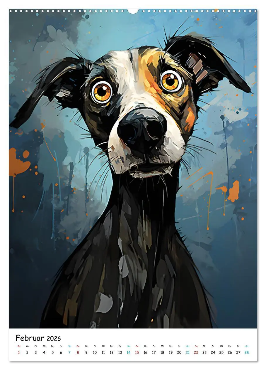 Bild: 9783516296600 | Crazy Dogs Bekannte Hunderassen im Comicstyle (Wandkalender 2026...