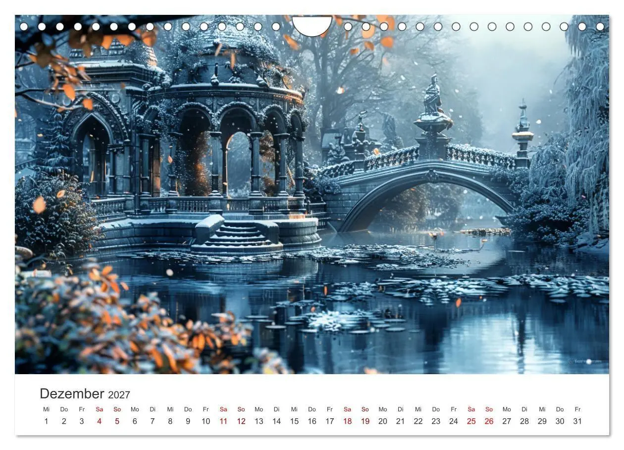 Bild: 9783569146600 | Verwunschene Gärten - Eine Zeitreise (Wandkalender 2027 DIN A4...