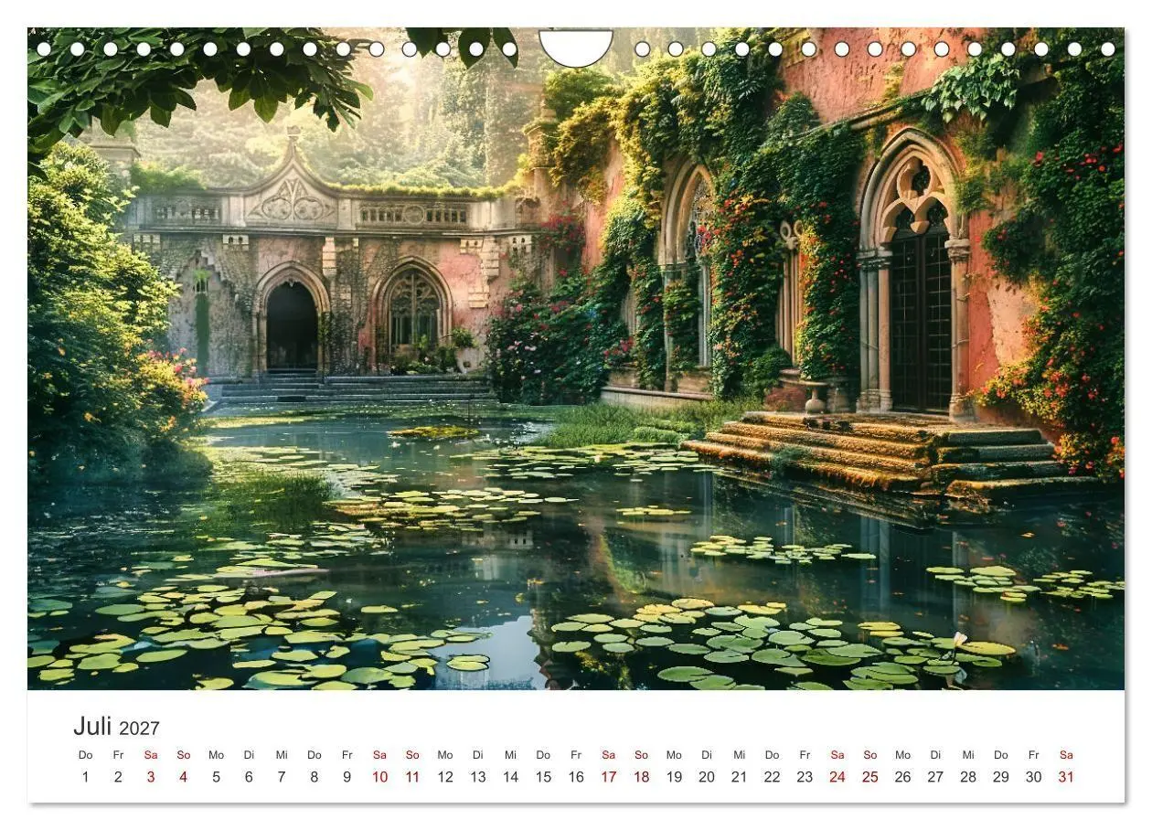 Bild: 9783569146600 | Verwunschene Gärten - Eine Zeitreise (Wandkalender 2027 DIN A4...