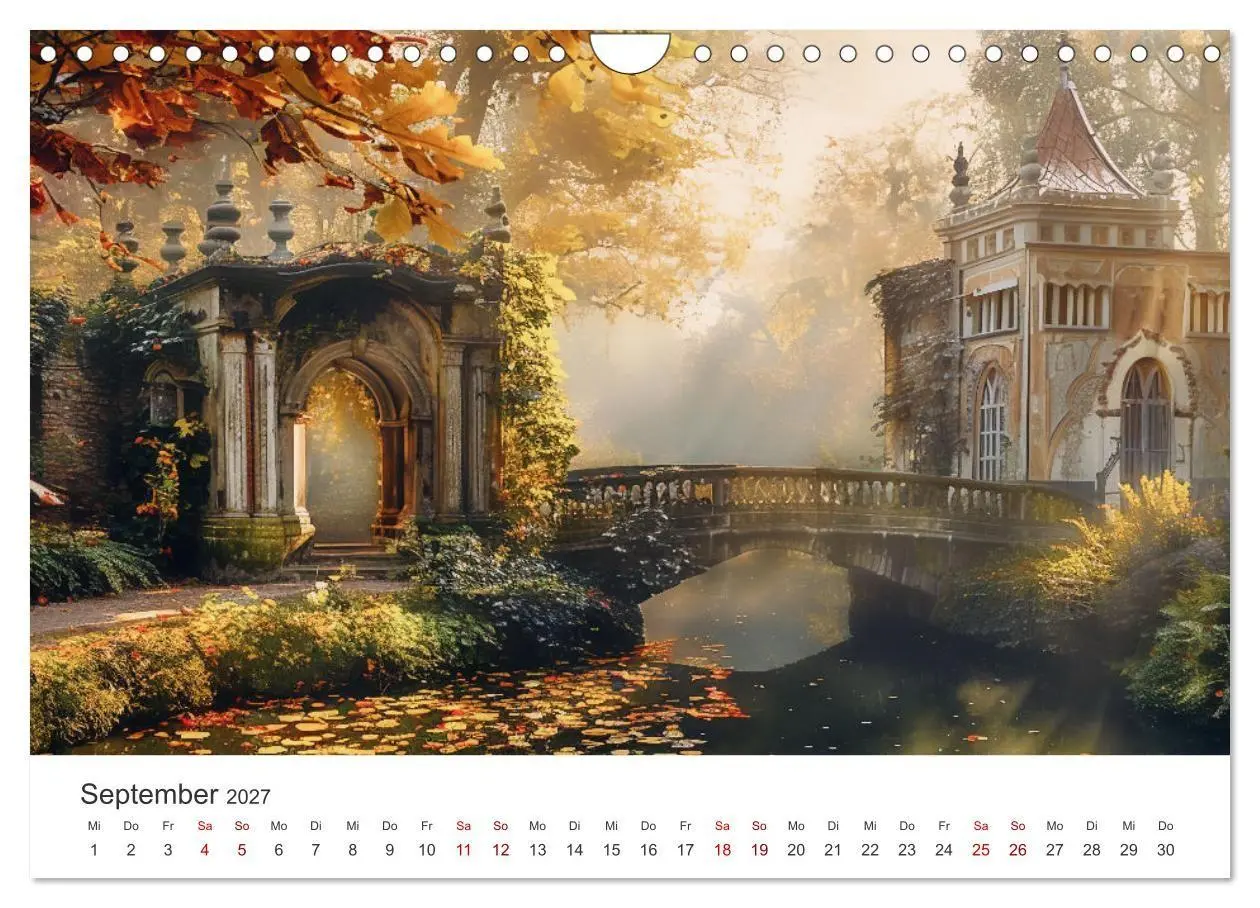 Bild: 9783569146600 | Verwunschene Gärten - Eine Zeitreise (Wandkalender 2027 DIN A4...