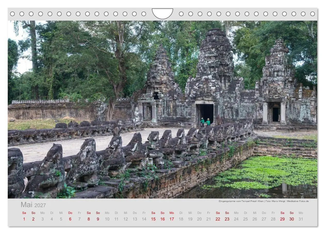 Bild: 9783569526600 | KAMBODSCHA - Im Land der Khmer (Wandkalender 2027 DIN A4 quer),...