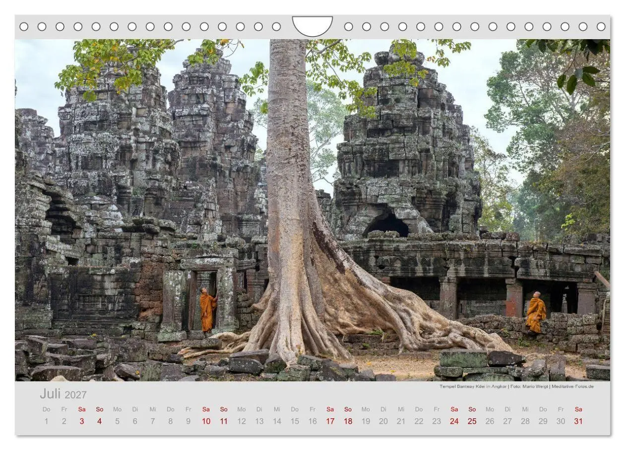 Bild: 9783569526600 | KAMBODSCHA - Im Land der Khmer (Wandkalender 2027 DIN A4 quer),...