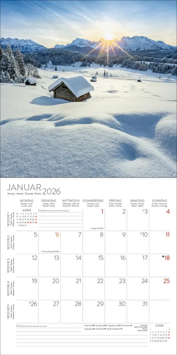 Bild: 9783731886600 | Bayern 2026 | Verlag Korsch | Kalender | 13 S. | Deutsch | 2026