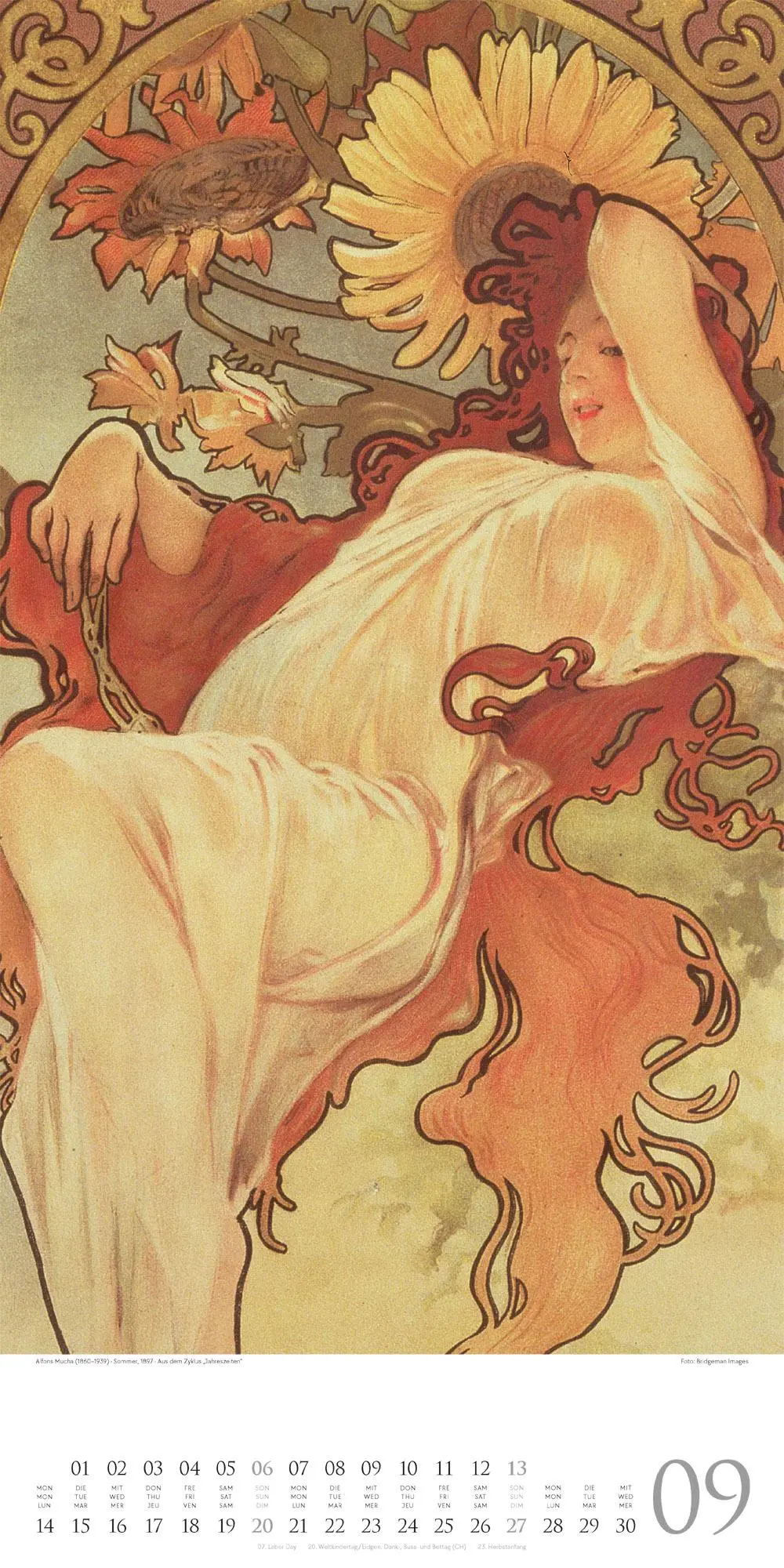 Bild: 9783838426600 | Alfons Mucha Kalender 2026 | Alfons Mucha | Kalender | Spiralbindung