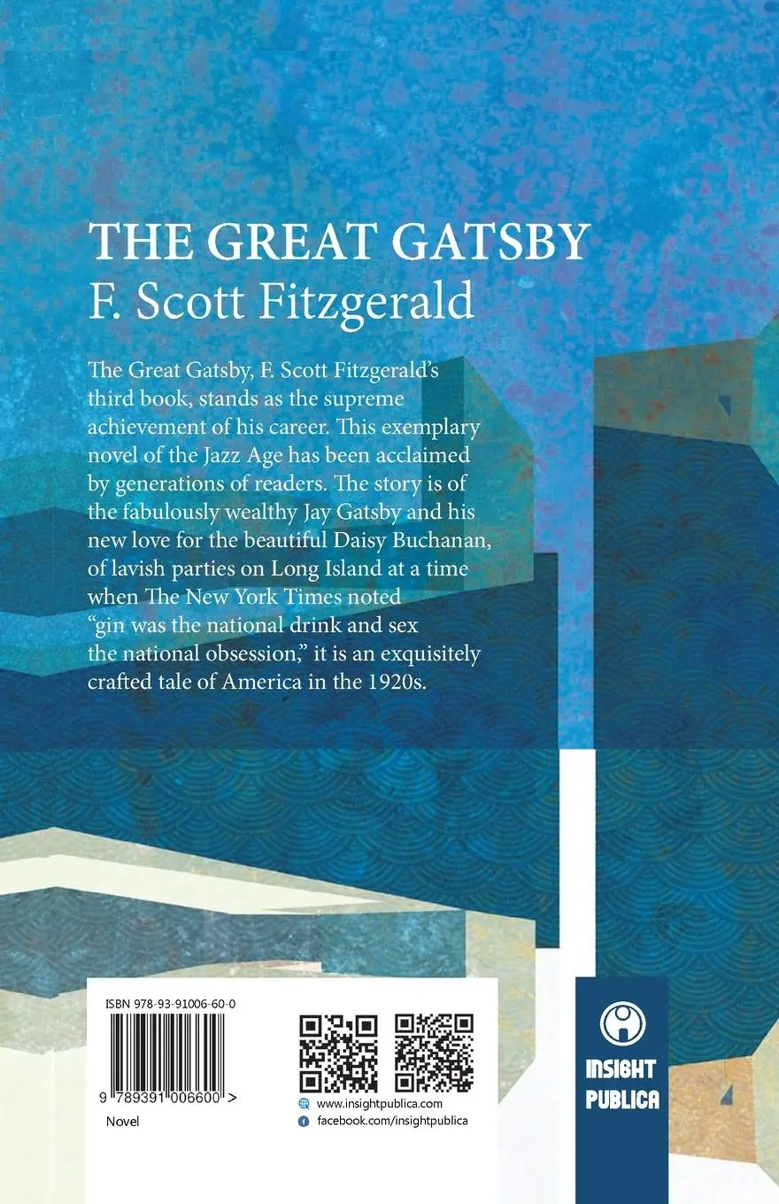 Rückseite: 9789391006600 | The Great Gatsby | F. Scott Fitzgerald | Taschenbuch | Englisch | 2021