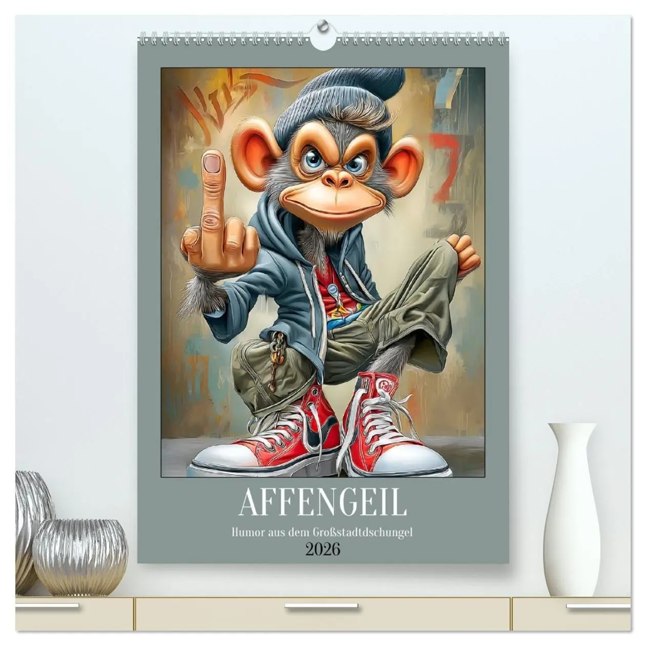 Cover: 9783516736700 | Affengeil. Humor aus dem Großstadtdschungel (hochwertiger Premium...