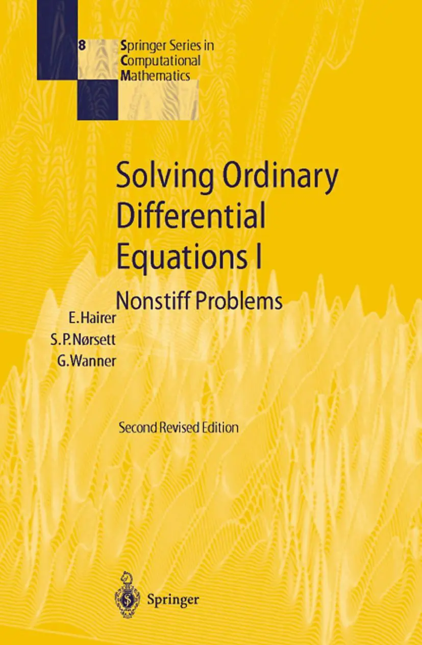 Cover: 9783540566700 | Solving Ordinary Differential Equations I | Nonstiff Problems | Buch