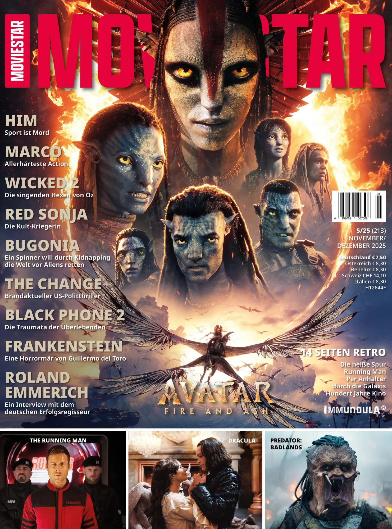 Cover: 9783959366700 | MOVIESTAR. Ausgabe November/Dezember 2025 (#213) | Sülter (u. a.)