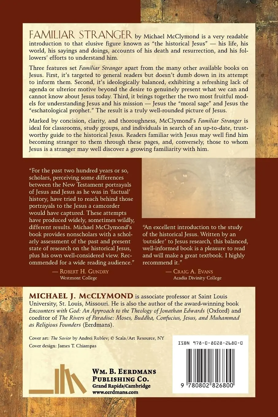 Rückseite: 9780802826800 | Familiar Stranger | An Introduction to Jesus of Nazareth | Mcclymond