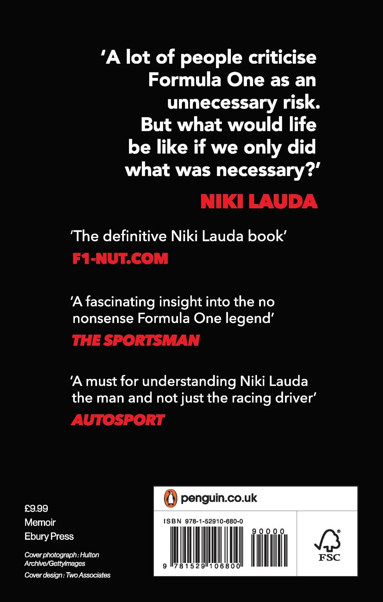 Rückseite: 9781529106800 | To Hell and Back | An Autobiography | Niki Lauda | Taschenbuch | 2021