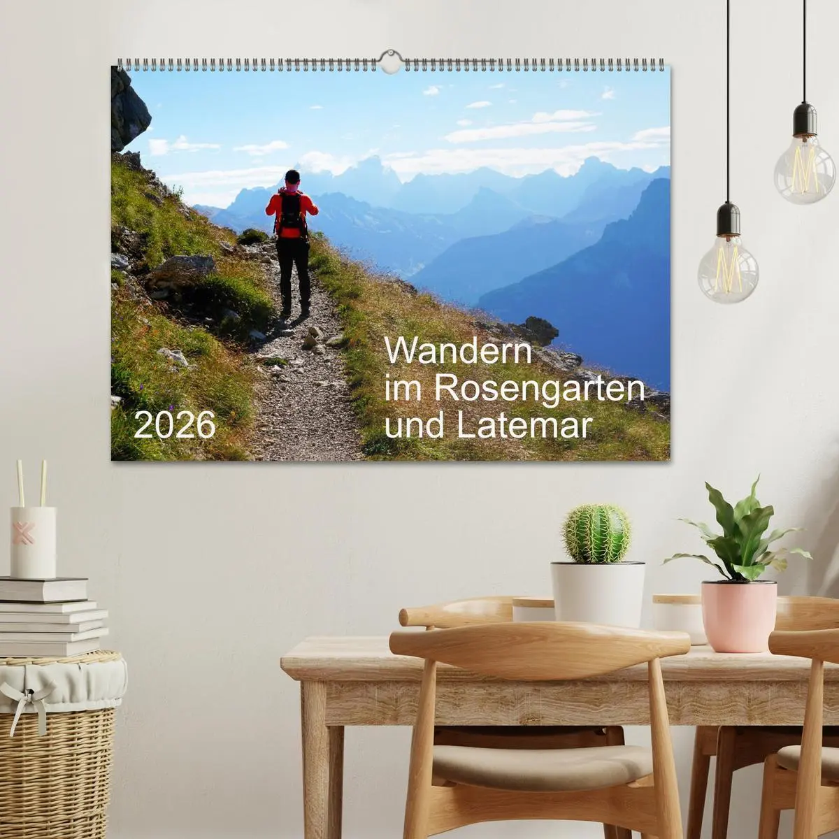 Bild: 9783457566800 | Wandern im Rosengarten und Latemar (Wandkalender 2026 DIN A2 quer),...
